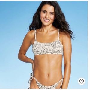 Xhilaration Beige Dot Bikini - Full Set!